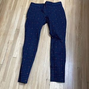 Gap, skinny, ankle, fabric, printed pant